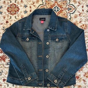 The Children's Place Classic Blue Denim Jacket size 10/12